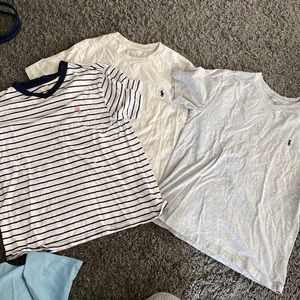 3 polo shirts boys 10-12